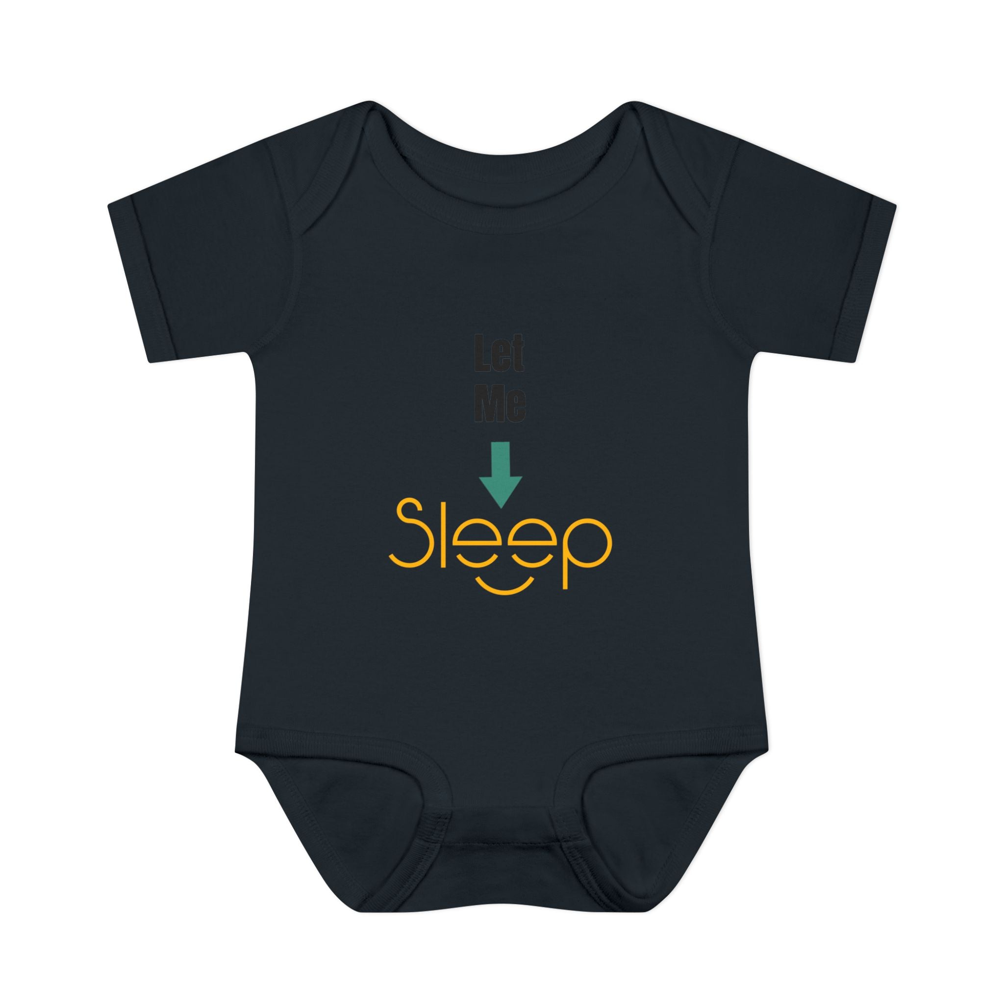 SleepAura - Luxe - Infant Bodysuit "Let Me Sleep" Funny Baby One-Piece