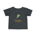 Infant Tee "Born to Sleep" Pizza Baby Shirt