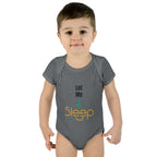 SleepAura - Luxe - Infant Bodysuit "Let Me Sleep" Funny Baby One-Piece