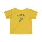 Infant Tee "Born to Sleep" Pizza Baby Shirt