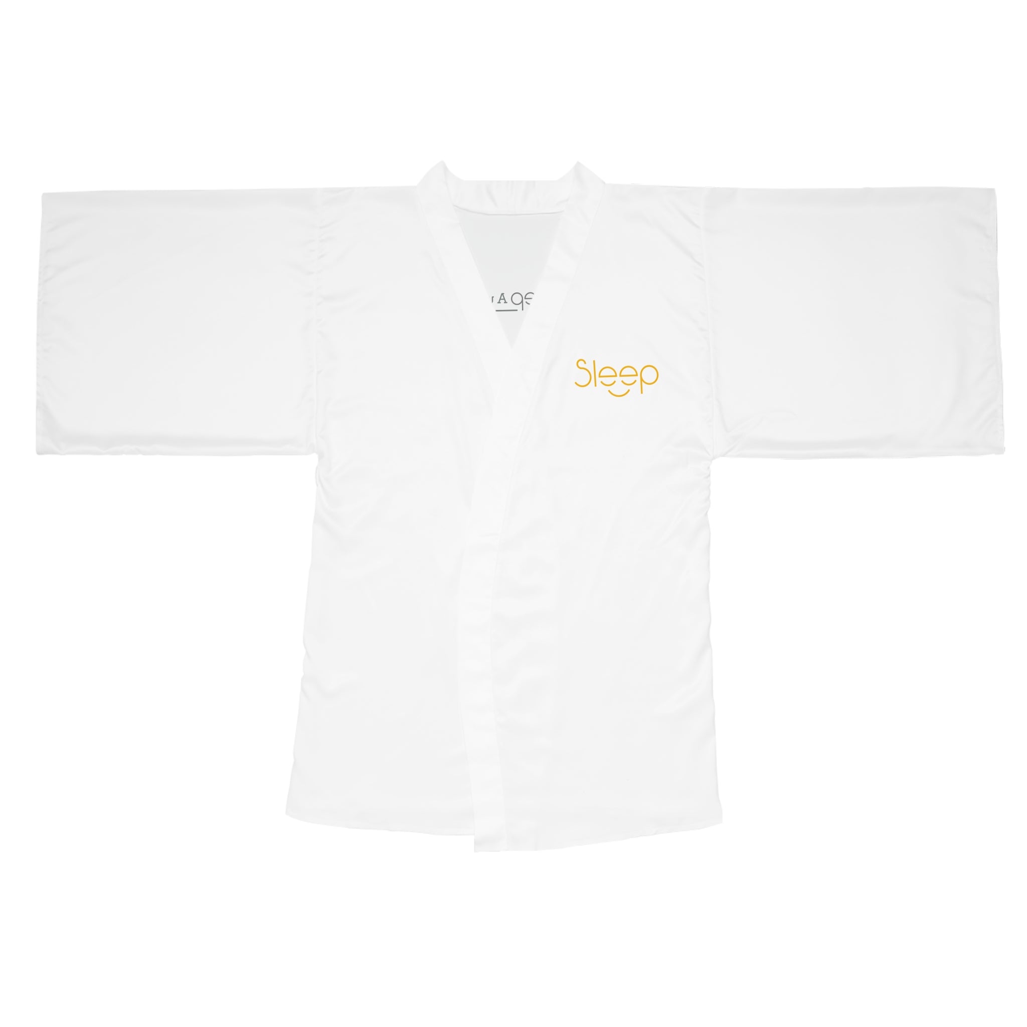 Sleep Aura Kimono Robe — Long Sleeve Lounge Robe with ‘Sleep’ Logo