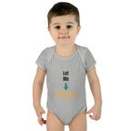 SleepAura - Luxe - Infant Bodysuit "Let Me Sleep" Funny Baby One-Piece