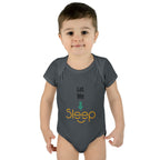 SleepAura - Luxe - Infant Bodysuit "Let Me Sleep" Funny Baby One-Piece