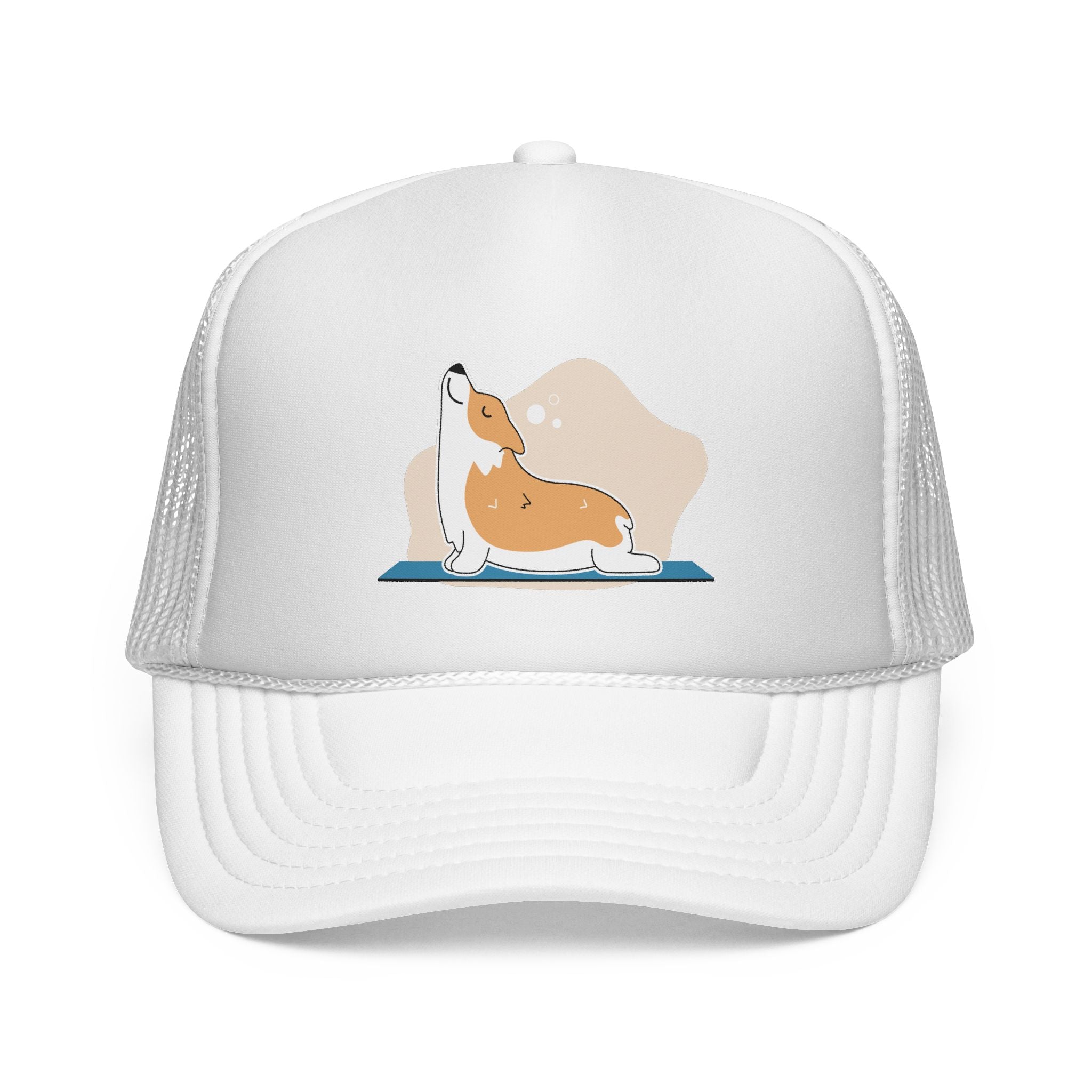 Luxe Yoga & Pet Trucker Cap — Yoga Lovers Hat with Pet-Friendly Style