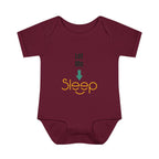 SleepAura - Luxe - Infant Bodysuit "Let Me Sleep" Funny Baby One-Piece