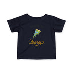 Infant Tee "Born to Sleep" Pizza Baby Shirt