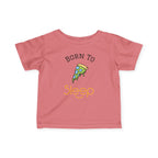 Infant Tee "Born to Sleep" Pizza Baby Shirt