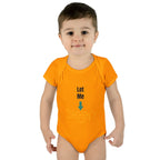 SleepAura - Luxe - Infant Bodysuit "Let Me Sleep" Funny Baby One-Piece