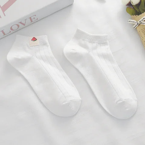 Trendy and Cute Women's Thin Boat Socks
