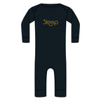 Baby Bodysuit "Sleep" Long-Sleeve Ribbed Infant Romper