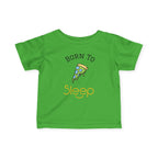 Infant Tee "Born to Sleep" Pizza Baby Shirt
