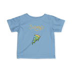 Infant Tee — "Sleep" Pizza Slice Graphic Baby Shirt