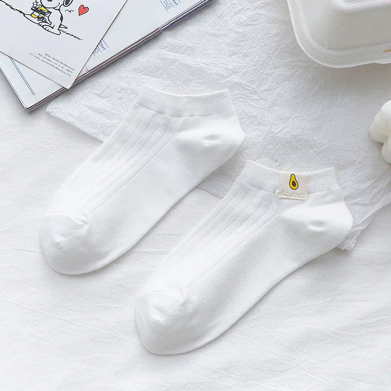 Trendy and Cute Women's Thin Boat Socks