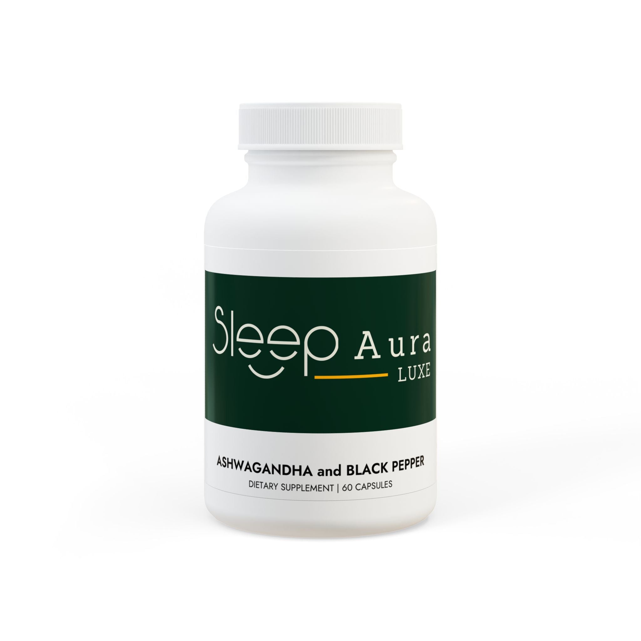 Ashwagandha and Black Pepper Supplement (60 capsules)