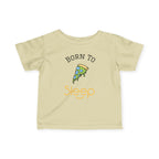 Infant Tee "Born to Sleep" Pizza Baby Shirt