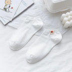 Trendy and Cute Women's Thin Boat Socks