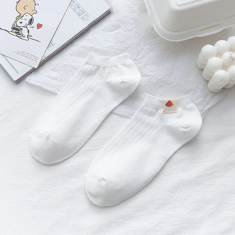 Trendy and Cute Women's Thin Boat Socks