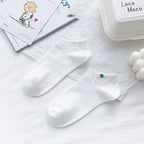 Trendy and Cute Women's Thin Boat Socks