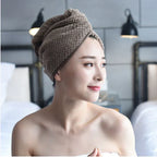 Absorbent Hair Towel & Cap