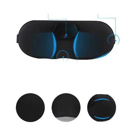 Smart Sleep Mask with adjustable features for enhanced comfort and relaxation during sleep.