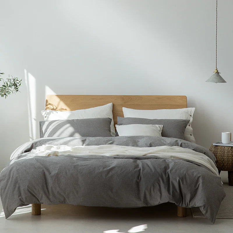 Minimalist Muji-Inspired Japanese Bedding Set
