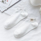 Trendy and Cute Women's Thin Boat Socks