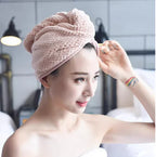 Absorbent Hair Towel & Cap